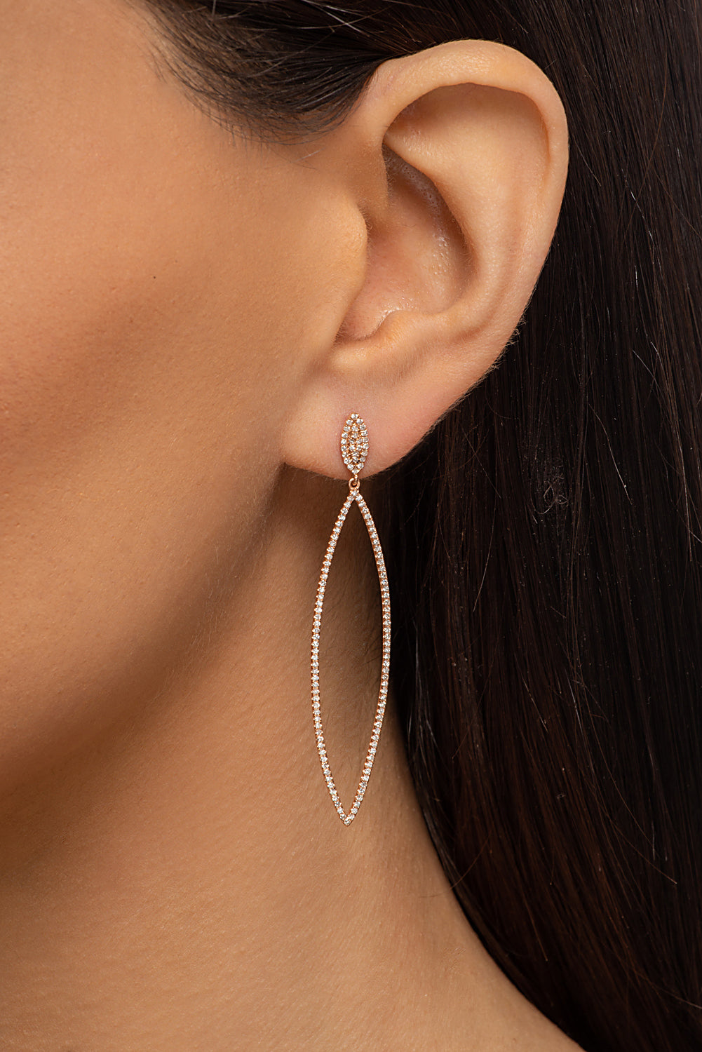 Pointy Diamond Earring - Anatol Jewelry