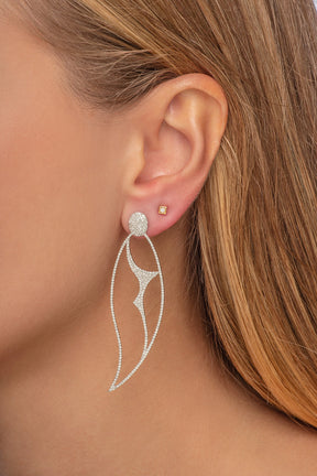 Leaf Diamond Earring