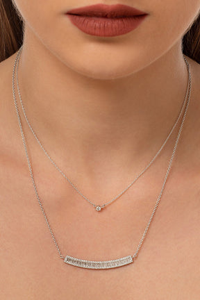Diamond Necklace. Solitaire diamond necklace. Single diamond necklace. Diamond necklace gift. Present diamond necklace. Valuable diamond necklace.  Color. Clarity. Brilliant cut diamond. High quality diamond. White Gold necklace. Yellow gold necklace. Rose gold necklace. GIA Certified. 