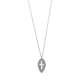 Shield Cross Necklace