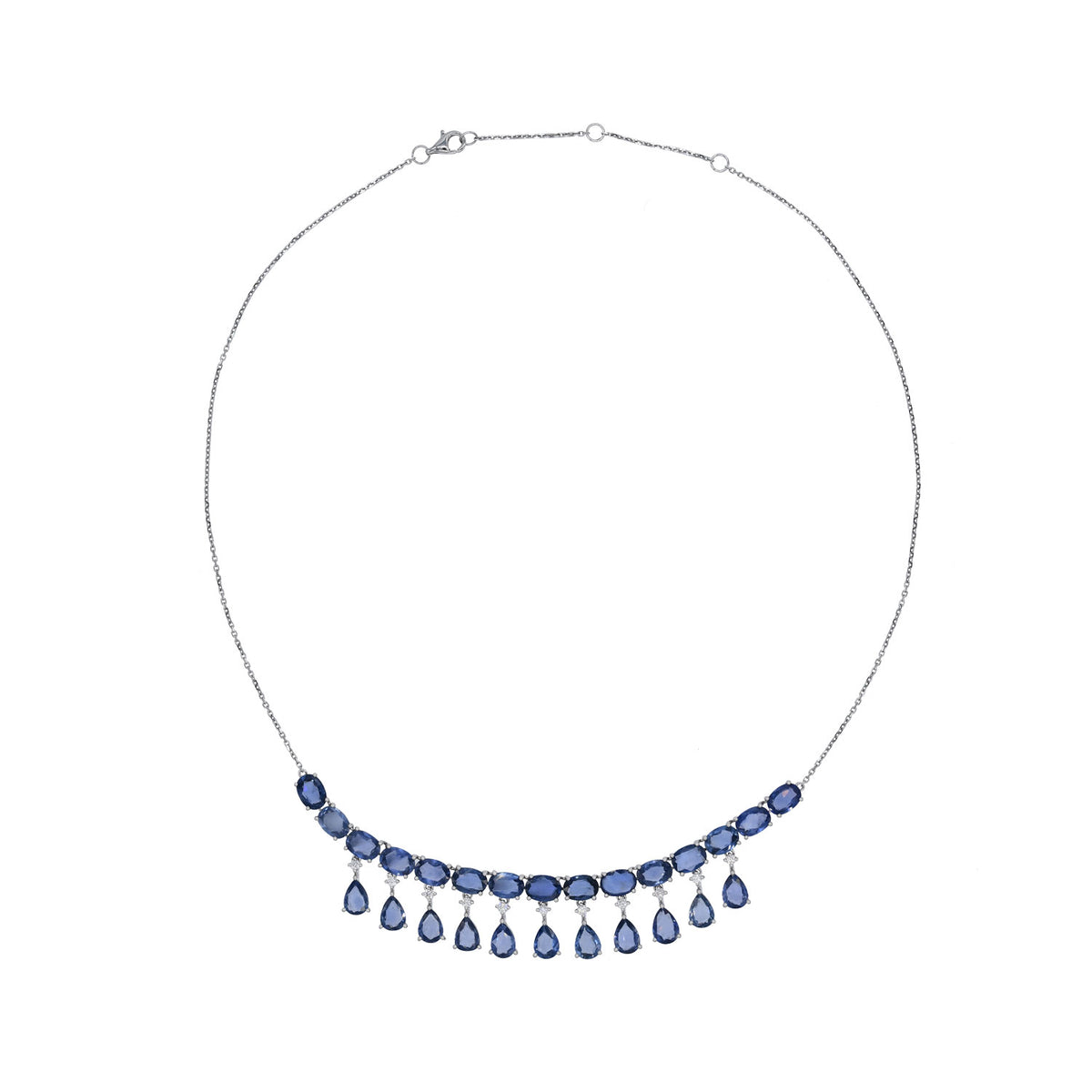 Royal Blue Sapphire Necklace