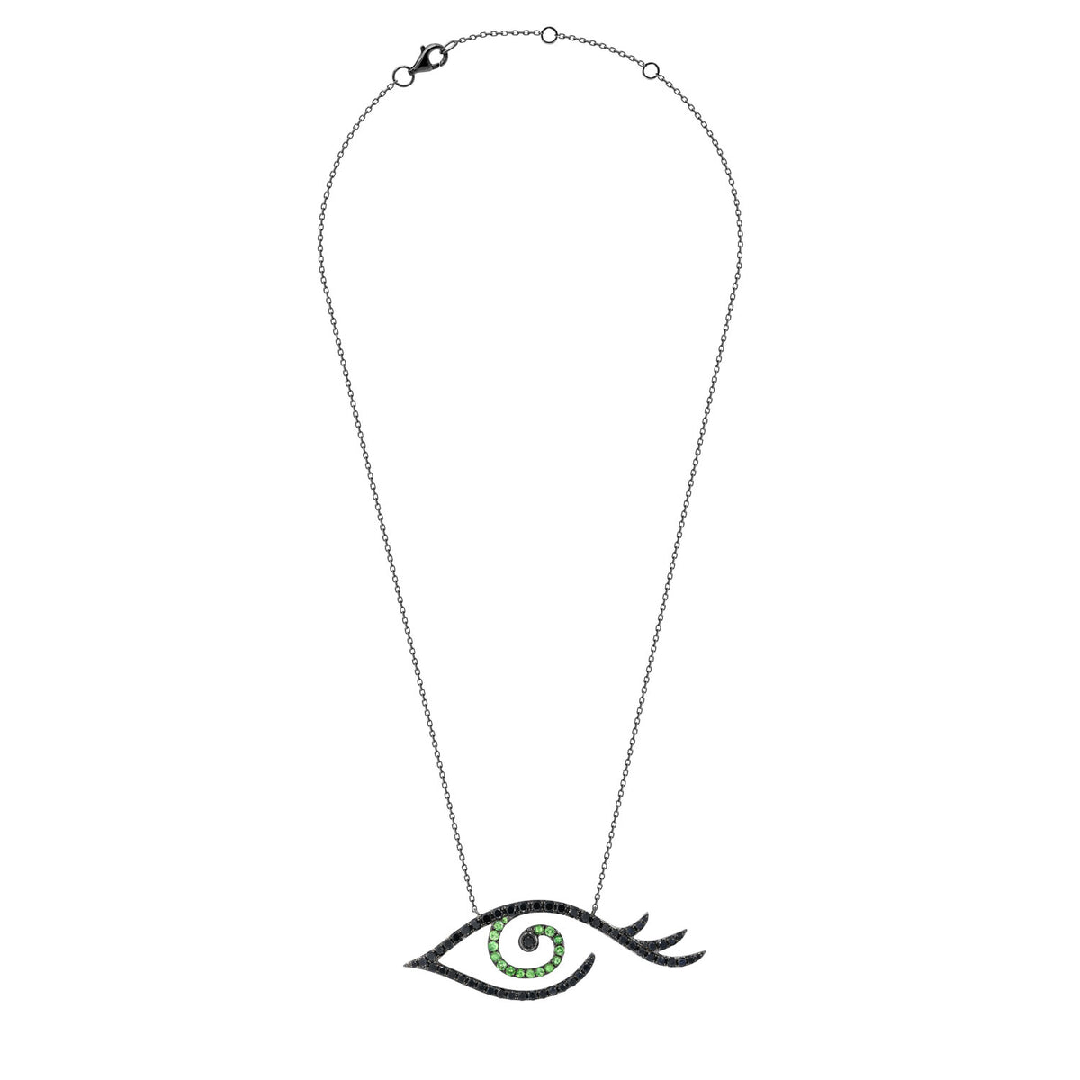 Large Eye Tattoo Necklace
