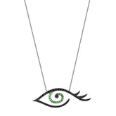 Large Eye Tattoo Necklace