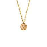 Diamond Circle Necklace