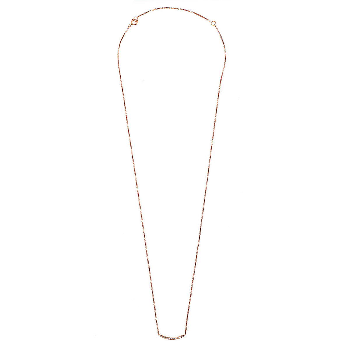 Diamond Bar Necklace