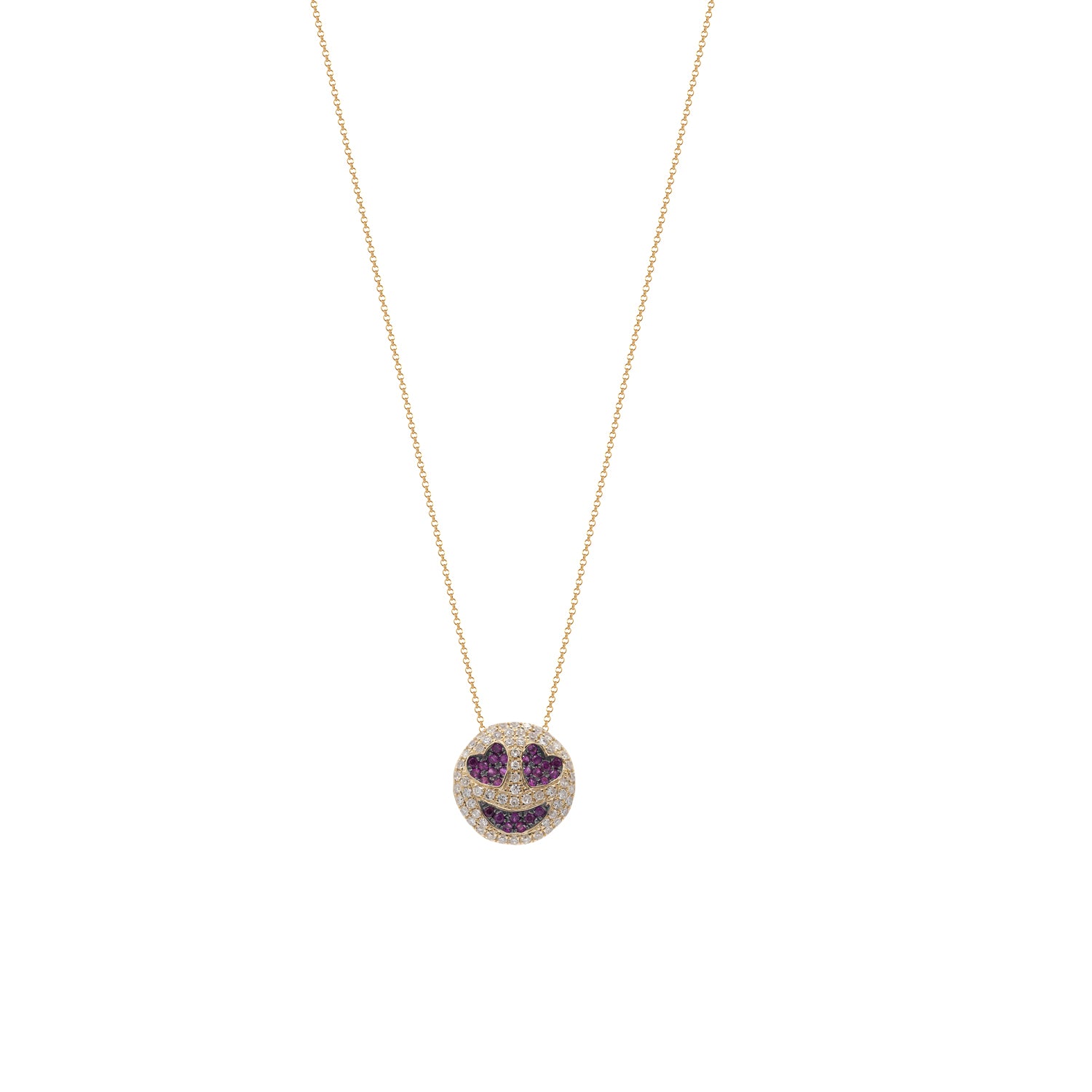 Symbol necklace. Heart, butterfly, round necklace. Gift necklace. Gold necklace. Diamond necklace. Precious stone necklace. Evil Eye necklace. Chain necklace. Easy to wear necklace. Anatol jewelry. Fine jewelry. Golden Hall. Kifissia. Athens. Χρυσό κολιέ. Κολιέ με διαμάντια. Χρυσά κοσμήματα. Κηφισιά. Κολιέ με μπριγιάν.