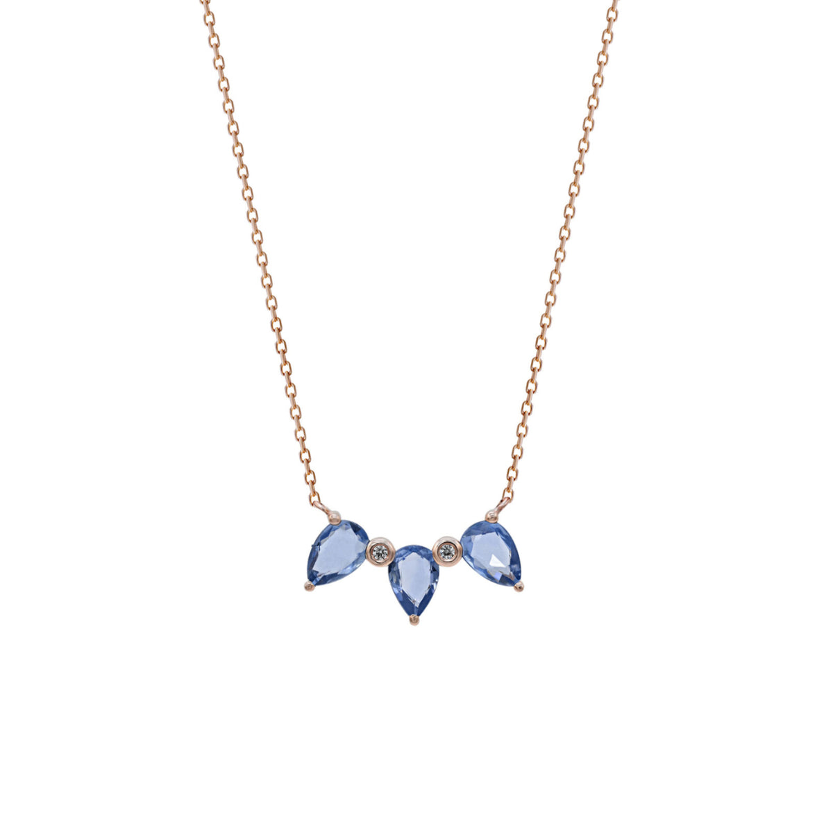 Sapphire and Diamond Necklace