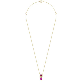 Pebble Ruby Necklace
