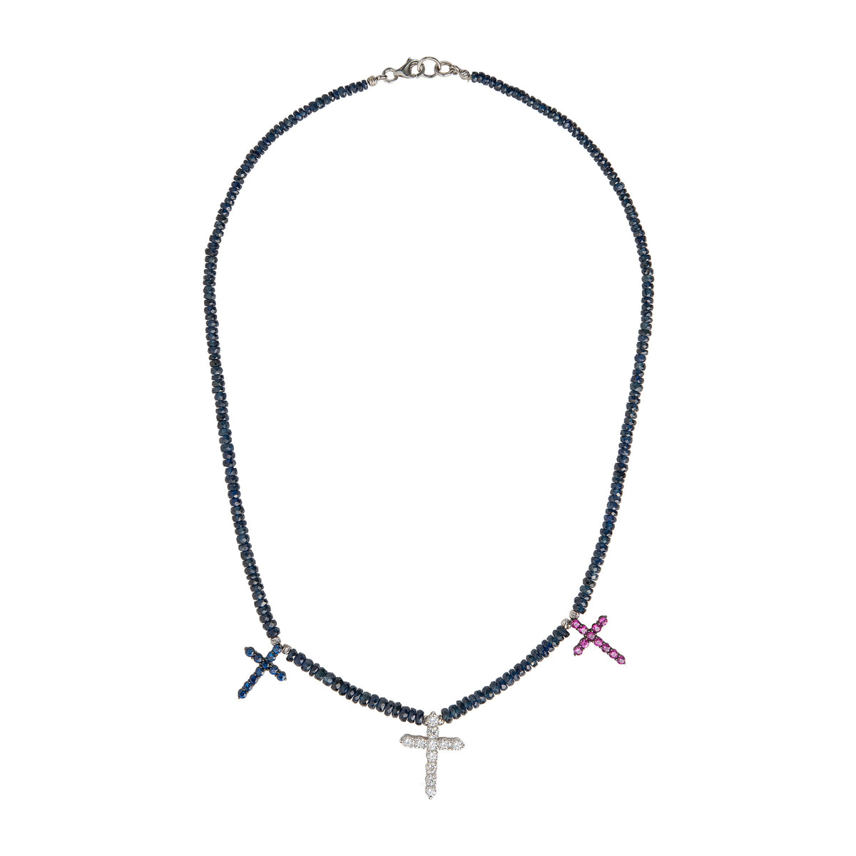Triple Cross Imbue Necklace