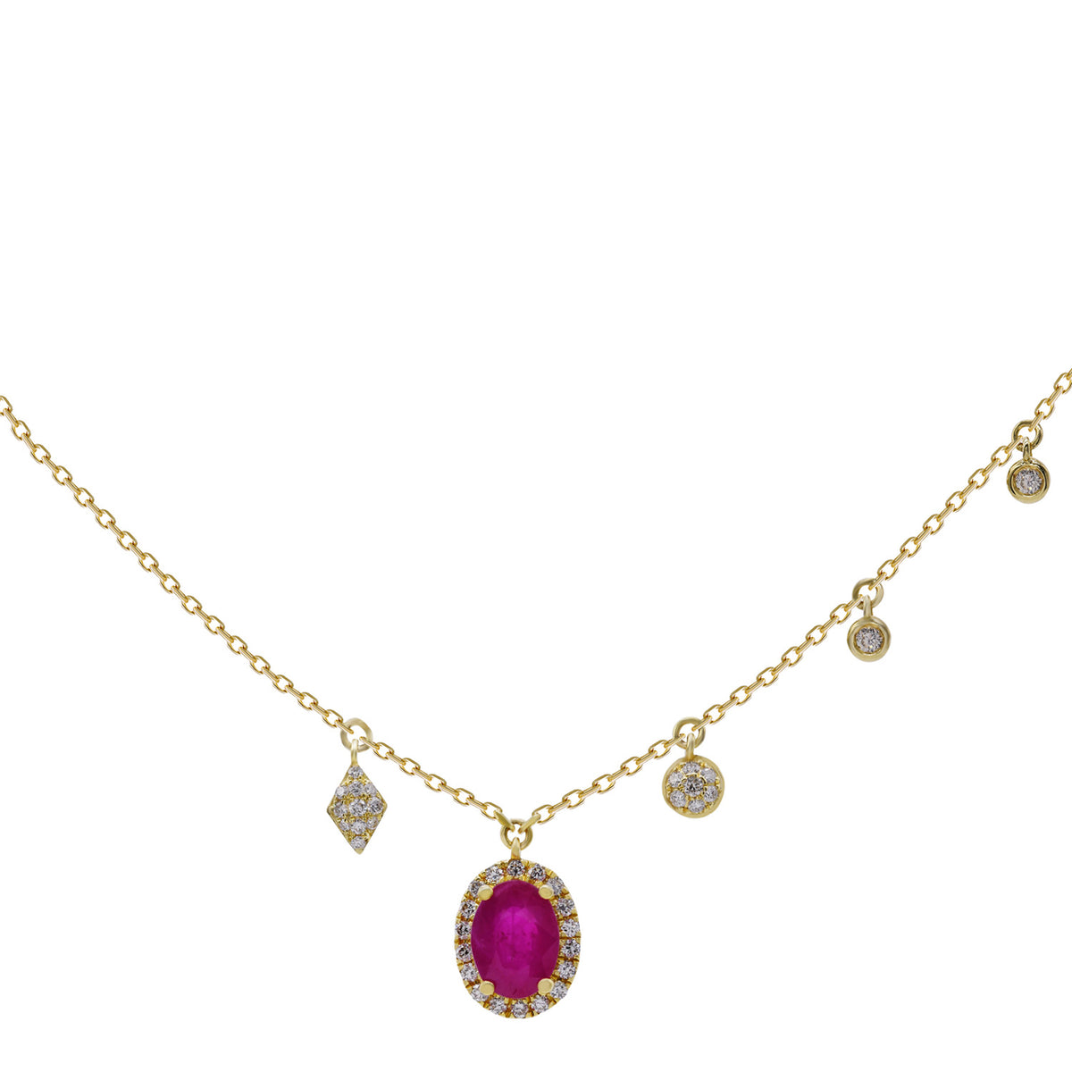 Ruby Necklace. Diamond and ruby necklace. Red stone necklace. Ruby necklace for gift. Rare ruby stone necklace. Diamond jewellery. Anatol jewellery. Κοσμήματα Ανατόλ. Χρυσά κοσμήματα. Κολιέ με ρουμπίνι. Κολιέ με ρουμπίνι και διαμάντια. Κοσμήματα Κηφισιά.