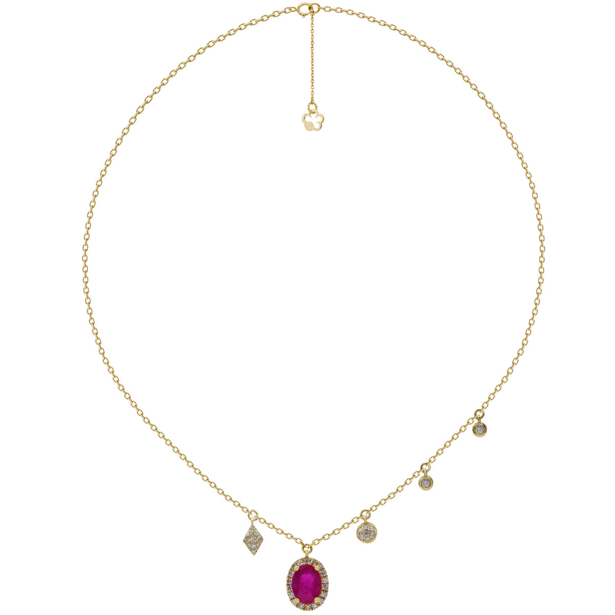 Ruby Necklace. Diamond and ruby necklace. Red stone necklace. Ruby necklace for gift. Rare ruby stone necklace. Diamond jewellery. Anatol jewellery. Κοσμήματα Ανατόλ. Χρυσά κοσμήματα. Κολιέ με ρουμπίνι. Κολιέ με ρουμπίνι και διαμάντια. Κοσμήματα Κηφισιά.