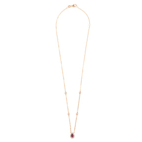 Ruby Necklace. Diamond and ruby necklace. Red stone necklace. Ruby necklace for gift. Rare ruby stone necklace. Diamond jewellery. Anatol jewellery. Κοσμήματα Ανατόλ. Χρυσά κοσμήματα. Κολιέ με ρουμπίνι. Κολιέ με ρουμπίνι και διαμάντια. Κοσμήματα Κηφισιά.