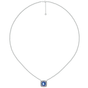 Sapphire Necklace. Sapphire and diamond necklace. Sapphire necklace for gift. Chain necklace. Anatol jewelry. Fine jewelry. Golden Hall. Kifissia. Athens. Χρυσό κολιέ. Κολιέ με διαμάντια. Χρυσά κοσμήματα. Κηφισιά. Κολιέ με μπριγιάν. Κολιέ με ζαφείρια. Κολιέ με μπριγιάν και ζαφείρια.