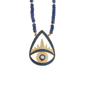 Sapphire Necklace. Sapphire and diamond necklace. Sapphire necklace for gift. Chain necklace. Anatol jewelry. Fine jewelry. Golden Hall. Kifissia. Athens. Χρυσό κολιέ. Κολιέ με διαμάντια. Χρυσά κοσμήματα. Κηφισιά. Κολιέ με μπριγιάν. Κολιέ με ζαφείρια. Κολιέ με μπριγιάν και ζαφείρια.