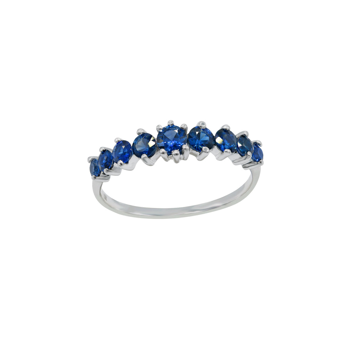 Sapphire Band. Sapphire eternity ring. Sapphire ring.