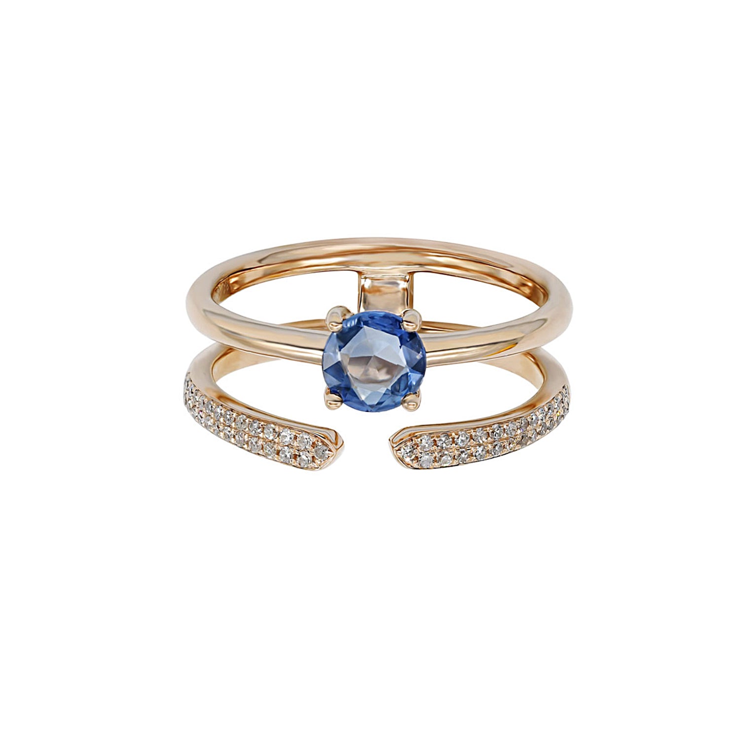 Diamond and Sapphire Ring