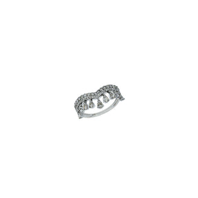 Diamond Ring. White Gold Ring. Δαχτυλίδι χρυσό με μπριγιάν.