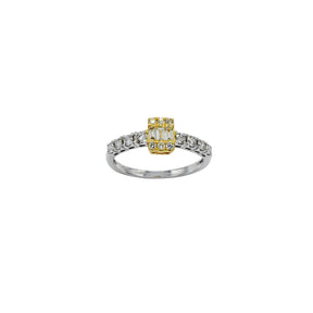 Yellow diamond Ring. Engagement Ring. Δαχτυλίδι αρραβώνων.