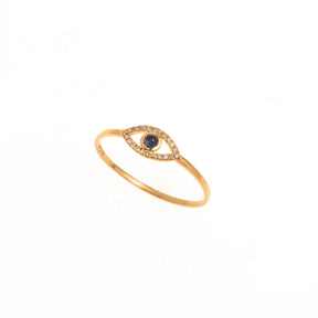 Evil Eye Ring. Diamond eye ring. Sapphire eye ring. Evil eye.