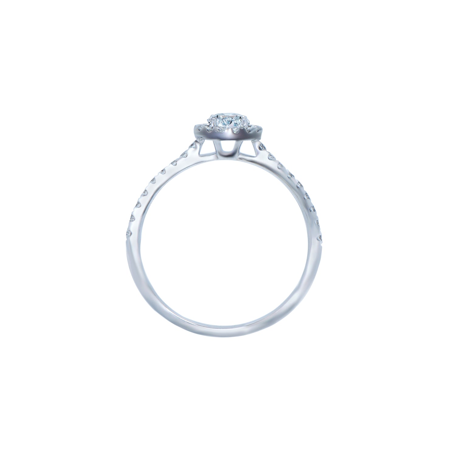 0.30ct, E, VVS1, Mirage Setting Diamond Engagement Ring