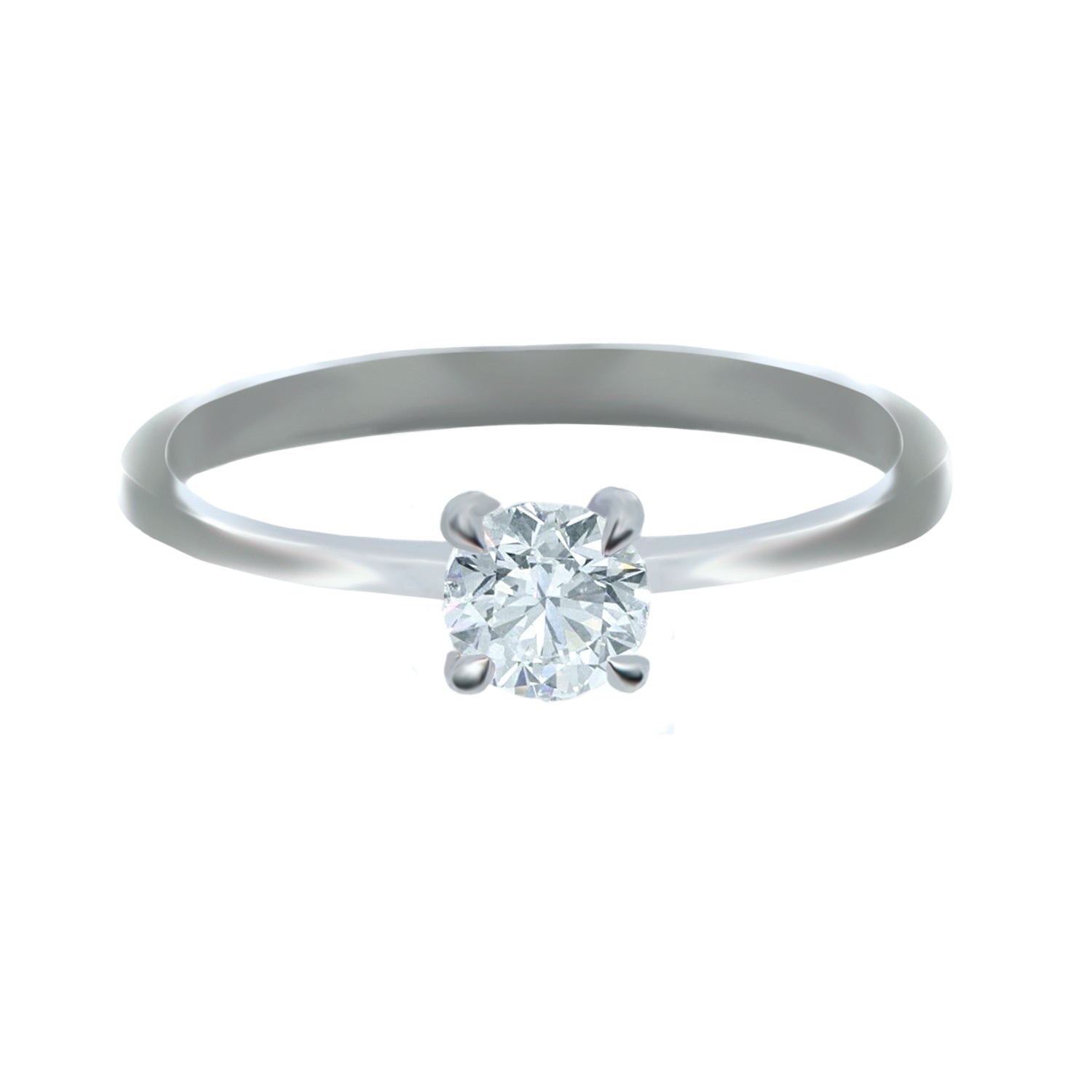 0.50CT, F, VVS1 Diamond Engagement Ring