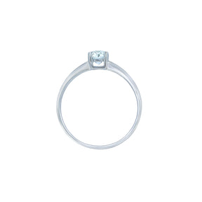 0.50CT, F, VVS1 Diamond Engagement Ring